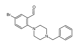 2-(4-benzylpiperazin-1-yl)-5-bromobenzaldehyde 883512-03-6