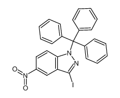 3-iodo-5-nitro-1-trityl-1H-indazole 473416-34-1