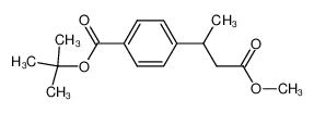 389625-36-9 spectrum, tert-butyl 4-(3-methoxy-1-methyl-3-oxopropyl)benzoate