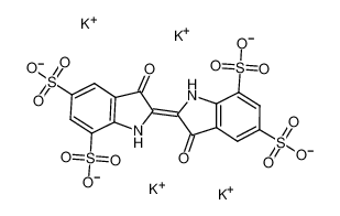 67627-19-4 structure, C16H6K4N2O14S4