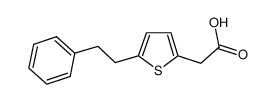 2-[5-(2-phenylethyl)thiophen-2-yl]acetic acid 413574-94-4