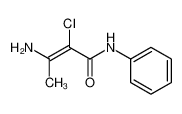 56537-76-9 3-amino-2-chloro-but-2-enoic acid anilide