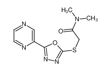 604740-38-7 structure, C10H11N5O2S