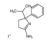 106087-11-0 spectrum, 3-amino-1-isopropyl-1-phenyl-4,5-dihydro-1H-pyrazol-1-ium iodide