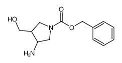 benzyl 3-amino-4-(hydroxymethyl)pyrrolidine-1-carboxylate 1017789-40-0