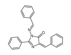 (5Z)-5-benzylidene-3-[(E)-benzylideneamino]-2-phenylimidazol-4-one 102546-05-4