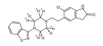 1126745-58-1 structure, C21H13ClD8N4OS