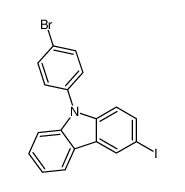 9-(4-bromophenyl)-3-iodo-9H-carbazole 1240963-68-1