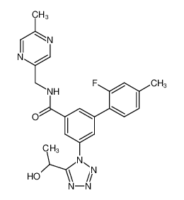 1000582-99-9 structure, C23H22FN7O2