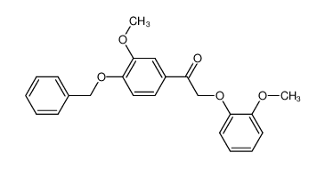 22317-29-9 spectrum, 1-(4-benzyloxy-3-methoxy-phenyl)-2-(2-methoxy-phenoxy)-ethanone