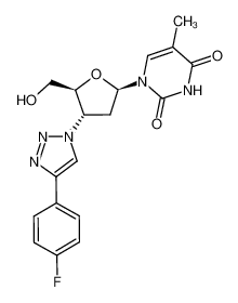 127479-75-8 structure, C18H18FN5O4