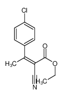 13455-81-7 spectrum, ethyl 3-(4-chlorophenyl)-2-cyanobut-2-enoate