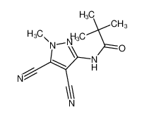 N-(4,5-dicyano-1-methylpyrazol-3-yl)-2,2-dimethylpropanamide 54385-57-8