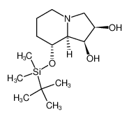 94349-19-6 (1S,2R,8R,8aS)-8-((tert-butyldimethylsilyl)oxy)octahydroindolizine-1,2-diol