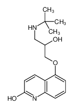 5-[3-(tert-butylamino)-2-hydroxypropoxy]-1H-quinolin-2-one 62330-84-1