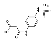 3-[4-(methanesulfonamido)anilino]-3-oxopropanoic acid 851680-42-7