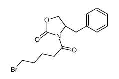 (4S)-4-benzyl-3-(5-bromopentanoyl)-1,3-oxazolidin-2-one 156699-37-5