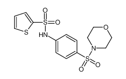 N-(4-morpholin-4-ylsulfonylphenyl)thiophene-2-sulfonamide 6290-77-3