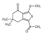 1-乙酰基-6,6-二甲基-3-甲基硫代-4,5,6,7-四氢苯并[C]噻吩-4-酮