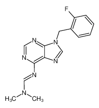 101155-18-4 structure, C15H15FN6