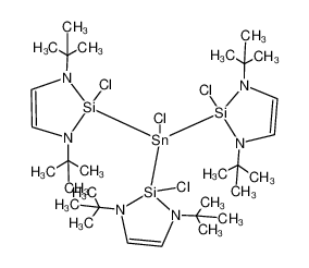 212569-25-0 structure, C30H60Cl4N6Si3Sn