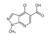 4-chloro-1-methylpyrazolo[3,4-b]pyridine-5-carboxylic acid 675111-88-3