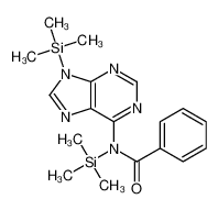 18055-47-5 spectrum, N-trimethylsilyl-N-(9-trimethylsilylpurin-6-yl)benzamide