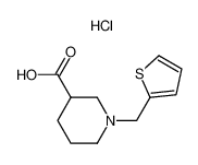 1-(thiophen-2-ylmethyl)piperidine-3-carboxylic acid,hydrochloride 169139-04-2