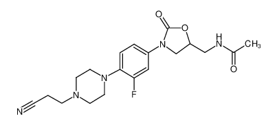 154590-46-2 structure, C19H24FN5O3