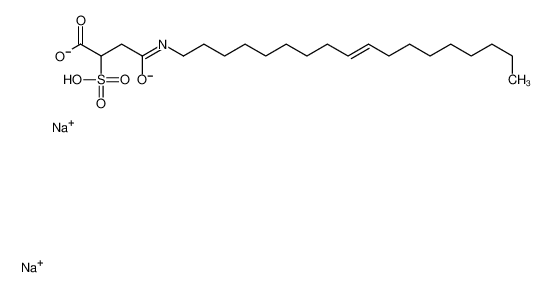 disodium,4-[[(Z)-octadec-9-enyl]amino]-4-oxo-2-sulfonatobutanoate 58353-68-7