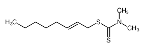 55161-31-4 dimethyl-dithiocarbamic acid oct-2t-enyl ester