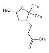 55873-38-6 trans 4-(tetrahydro-5-hydroxy-2,2-dimethyl-3-furyl)-2-butanone