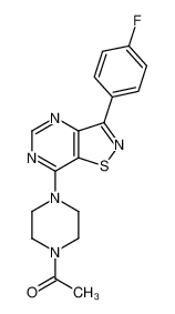 604741-35-7 structure, C17H16FN5OS