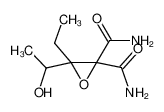 3-ethyl-3-(1-hydroxyethyl)oxirane-2,2-dicarboxamide 142438-72-0