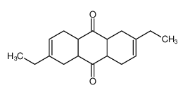 2,6-diethyl-1,4,4a,5,8,8a,9a,10a-octahydroanthracene-9,10-dione