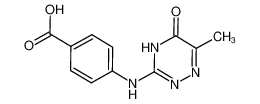 4-[(6-methyl-5-oxo-2H-1,2,4-triazin-3-yl)amino]benzoic acid 459180-96-2