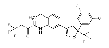 1237587-59-5 structure, C21H17Cl2F6N3O2