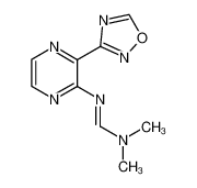 86805-24-5 2-(N,N-dimethylaminomethyleneamino)-3-(1',2',4'-oxadiazolyl-3')pyrazine