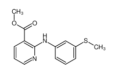 95473-99-7 methyl 2-(3-methylsulfanylanilino)pyridine-3-carboxylate