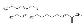 (6E)-N-[(4-hydroxy-3-methoxyphenyl)methyl]-8-methylnona-6,8-dienamide 509101-57-9