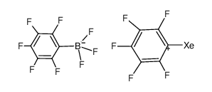 124302-51-8 structure, C12BF13Xe