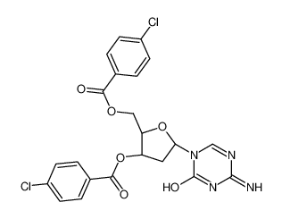 [(2R,3S,5S)-5-(4-amino-2-oxo-1,3,5-triazin-1-yl)-3-(4-chlorobenzoyl)oxyoxolan-2-yl]methyl 4-chlorobenzoate 1034301-08-0