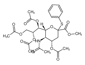 methyl (4S,5R,6R)-5-acetamido-4-acetyloxy-2-phenylsulfanyl-6-[(1S,2R)-1,2,3-triacetyloxypropyl]oxane-2-carboxylate 155155-64-9