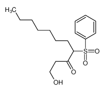 88703-50-8 4-(benzenesulfonyl)-1-hydroxyundecan-3-one