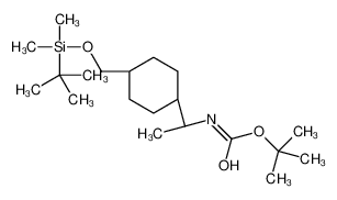(R)-N-叔丁氧羰基-1-[4-(叔-丁基二甲基硅烷基氧基甲基)环己基]乙烷-1-胺