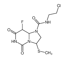 81068-74-8 structure, C10H14ClFN4O3S