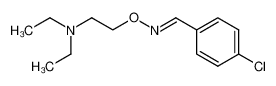 4-Chloro-benzaldehyde O-(2-diethylamino-ethyl)-oxime 61819-86-1