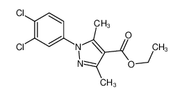 ethyl 1-(3,4-dichlorophenyl)-3,5-dimethylpyrazole-4-carboxylate 477710-51-3