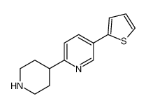 2-piperidin-4-yl-5-thiophen-2-ylpyridine 885274-71-5