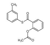88354-11-4 [2-(3-methylphenyl)sulfanylcarbonylphenyl] acetate